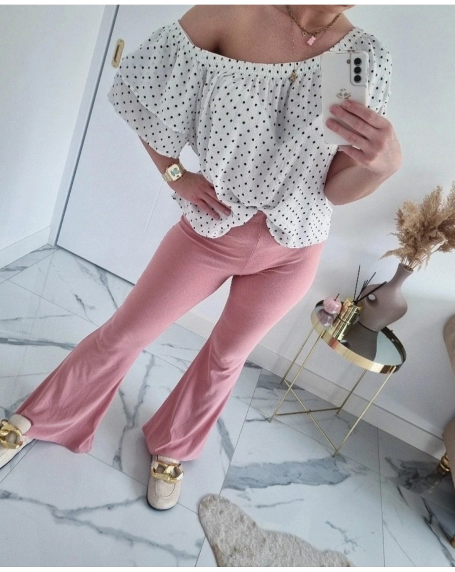 Bluzka hiszpanka biała w...